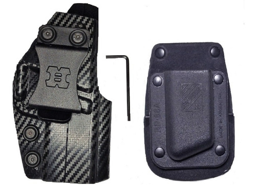 Funda Pistolera Kydex Bersa Bp9+ Cargador Simple Monohilera