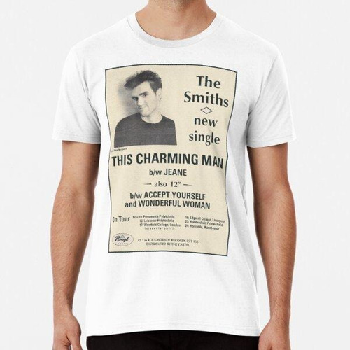 Remera The Smiths Poster (this Charming Man) Algodon Premium