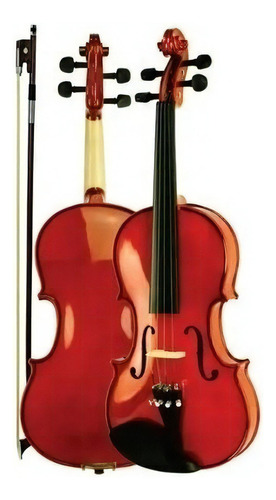 Violino Scarlett 4/4 Linden Ebanizado Estudante Laminado Cor Natural