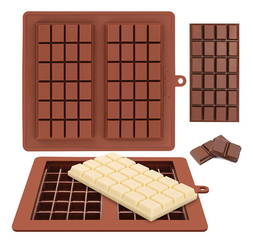 Moldes Para Barras De Chocolate Webake 113 G, 2 Piezas