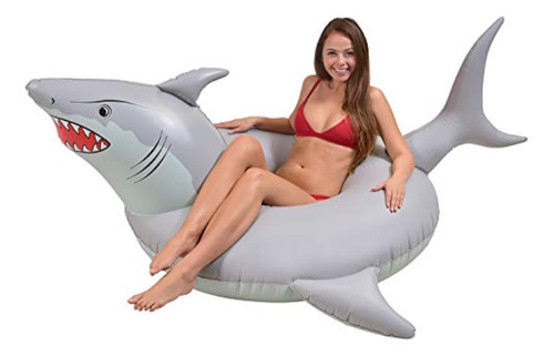 Gofloats 'great White Bite' Shark Pool Float Party