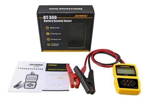 Analizador Digital Estado Bateria 12v Bt360 Probador Autool