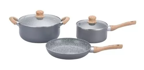 Sartén Cerámica Antiadherente 20 Cm Granito — Hudson Cocina