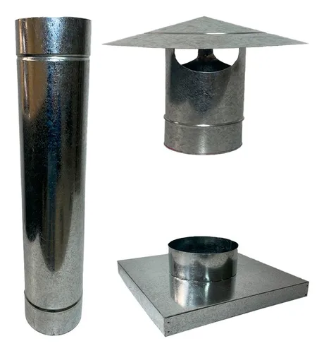 Kit Chamine Para Pre Moldada 30x30cm 100mm 2 Peças