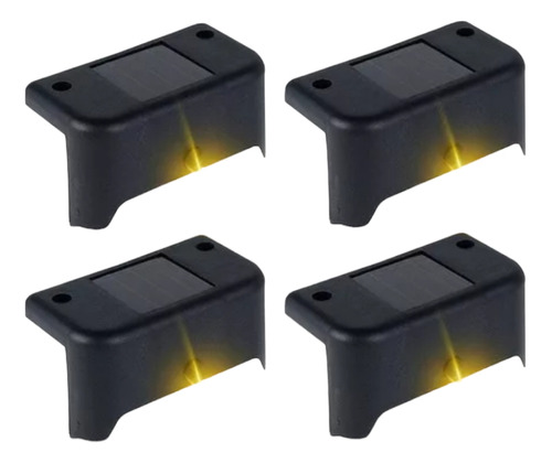 Pack 4 Luces Led Lámpara Ip65 Carga Solar