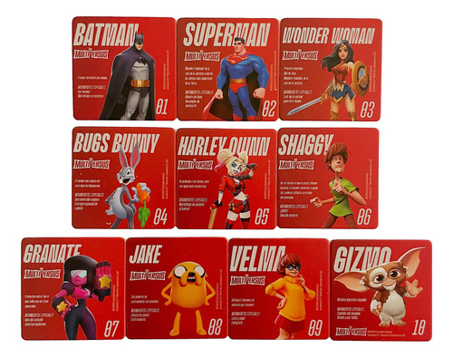 Colección Completa Tarjetas Multiversus Vuala 10 Pz (Usado)