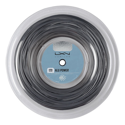 Cuerda Para Raqueta Wilson Luxilon Alu Power Feel 120 Color Plateado Espesor 1.25 mm