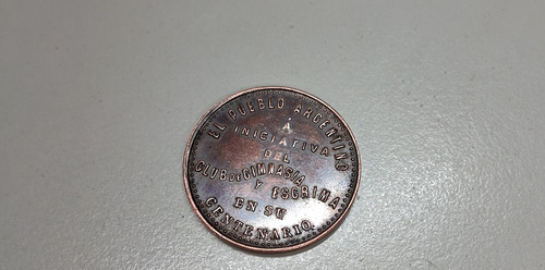 Medalla Coleccionable General Juan Lavalle De Cobre. (Usado)