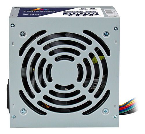 Fonte Atx Para Pc 200w Com Cabo De Força Fan 12cm 140x150x86
