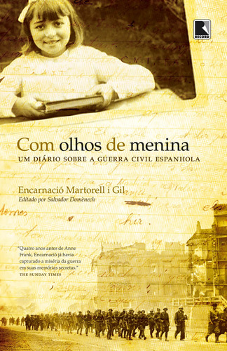 Com olhos de menina, de Martorell I Gil, Encarnacio. Editora Record Ltda., capa mole em português, 2011