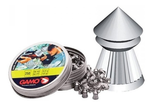 Balines De Plomo Calibrados Gamo Magnum Calibre 5.5 Mm X 250 Unidades