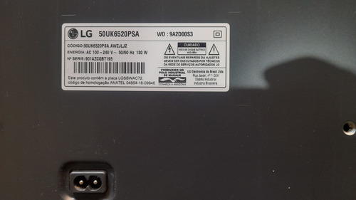 Imagem 4 de 9 de Smart Tv LG 50 Polegadas, Com Parte Da Tela Com Defeito.