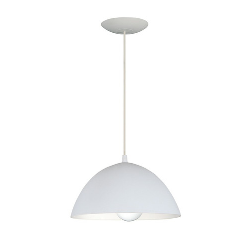Imagen 2 de 9 de Iluminacion Colgante Apto Led Blanco Pvc Ferrolux Mayorista