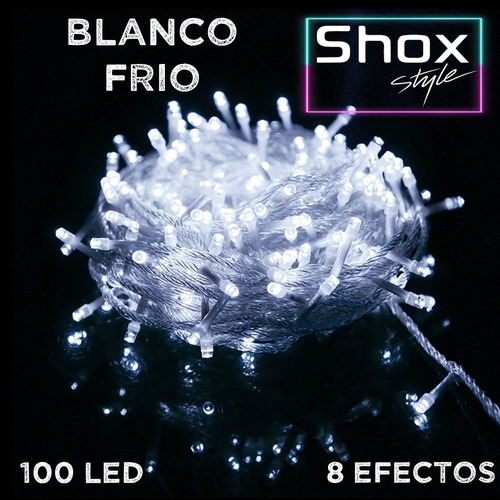 Imagen 2 de 8 de Luces Micro Led Arbol Navidad X 100 Alto Brillo Directo 220v