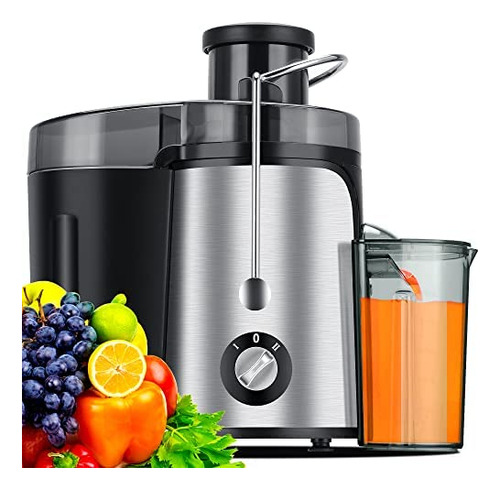 Extractor De Jugo Con 600 W, Boca Ancha 3, 2 Velocidades