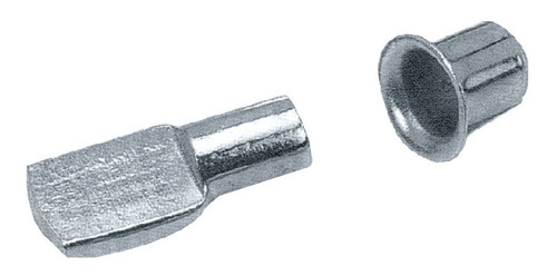Imagen 2 de 2 de Pack De 10 Soportes Entrepaño Con Buje De Acero Mobile.
