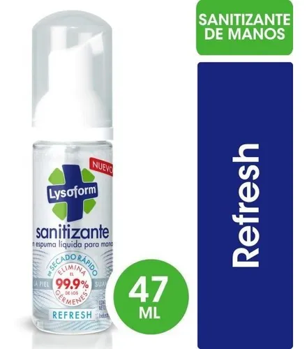 Lysoform Sanitizante Para Manos Refresh X 47 Ml