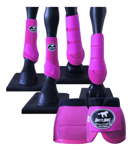 Kit Color Ventrix Completo Boleteira + Cloche - Boots Horse Cor Magenta