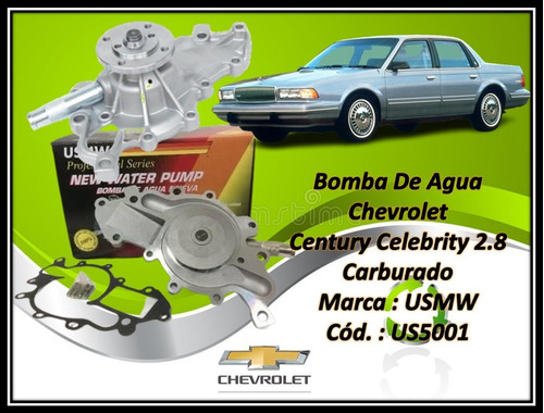 Bomba Agua Century Celebrity 2.8 Carburado 82-86 Us5001