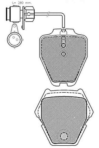 Pastilla De Freno Audi A6 Ii Quattro - Avant 3.7 99-00 Delan