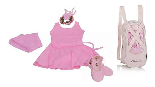 Roupa Bale Kit Completo Infantil Baby Class Bolsa