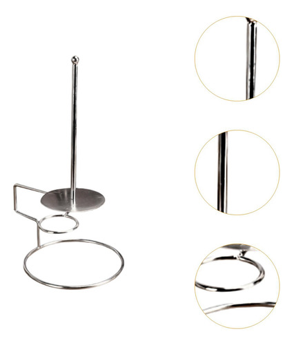 Torre De Aros De Cebolla Con Portavasos Para , Expositor
