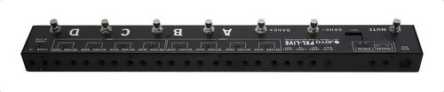Joyo Pxl Live Controller Looper Switcher para pedais, cor preta