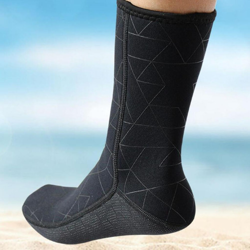 De Agua S Acuáticas 3mm Tipo Calcetines Escarpines Negro L /