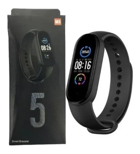 Smart Band Reloj Medidor Fitness Smartwatch M5 Pasos Notific