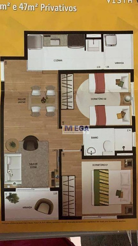 Imagem 13 de 16 de Apartamento Com 2 Dormitórios À Venda, 47 M² Por R$ 250.000,00 - Jardim Alto Da Boa Vista - Valinhos/sp - Ap4863