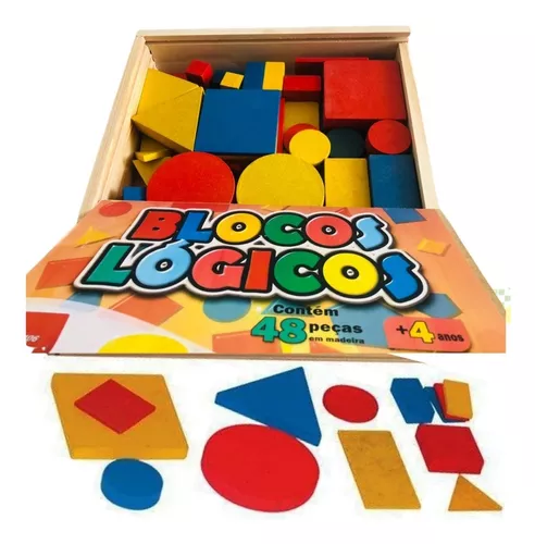 Blocos de encaixe vertical ( 25 pecas de madeira) - JottPlay - Compre  brinquedos educativos online