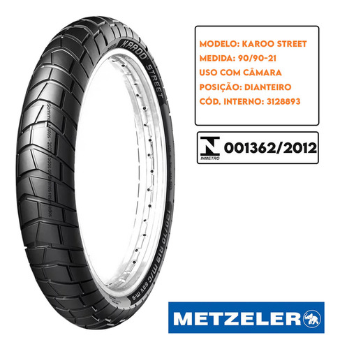 Par Pneu Agrale Dakar 190 30.0 120-80-18 + 90-90-21 Metzeler