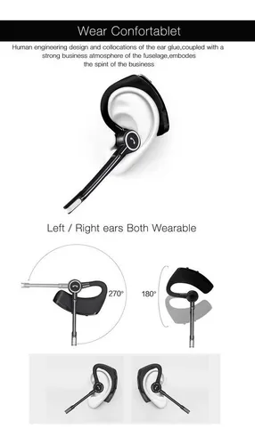 Auriculares Inalámbricos V8s Bluetooth Business Headset