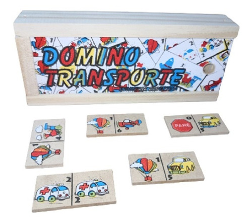 Domino Medios De Transportes  De Madera Villa Crespo