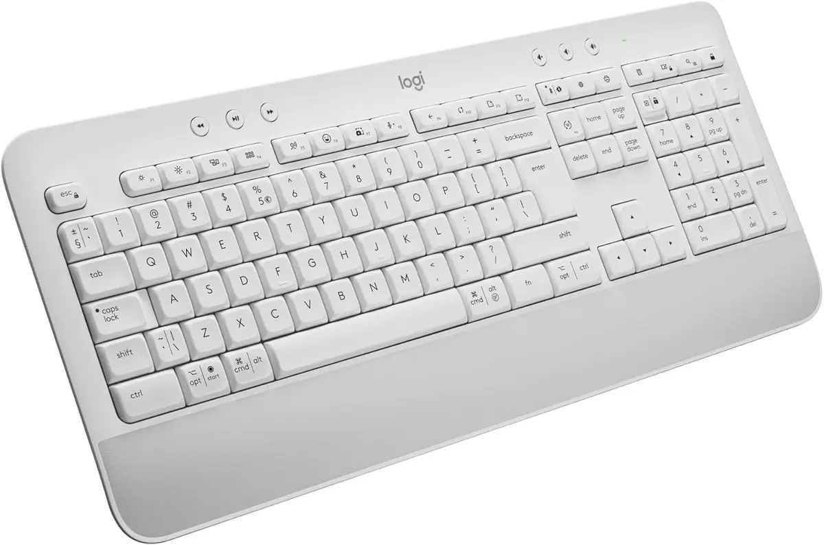 Teclado Sem Fio Logitech Signature K650 Branco