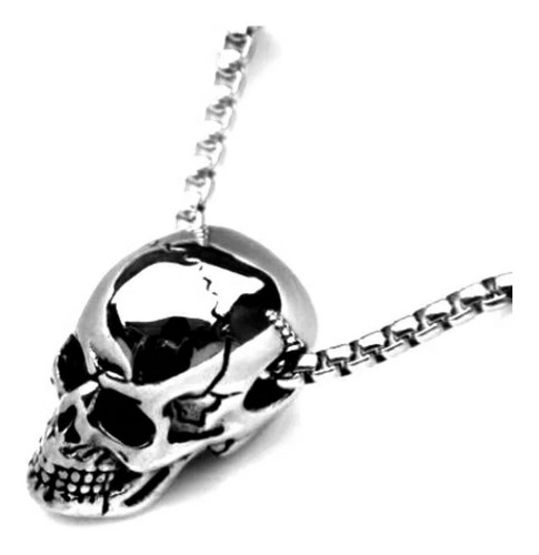 Dije De Calavera Con Cadena Marca Craneoshop Modelo Cr-201