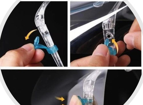 Careta Reutilizable Con Lentes Armazon 10 Unidades