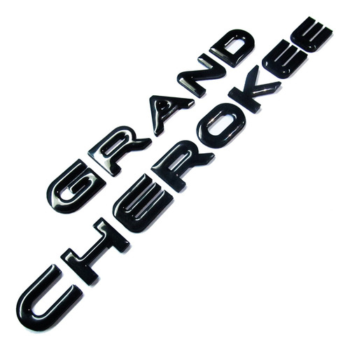 Emblemas Grand Cherokee Jeep Negro 4x4 V8