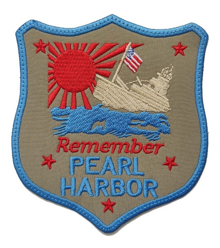 Parche Bordado Japan Remember Pearl Harbor Homefront Jacket