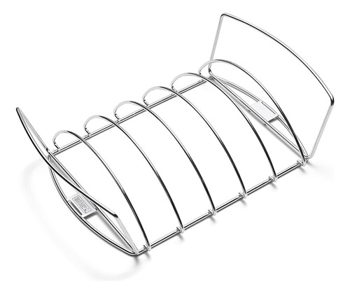 ~? Weber Original Rib And Roast Holder, Acero, Grande