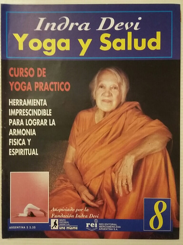 Indra Devi. Yoga Y Salud. No. 8.