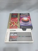 Comprar 3 Fitas Vhs Virgens Lacradas Jvc 120 E 2 Tdk 120 Cchic @