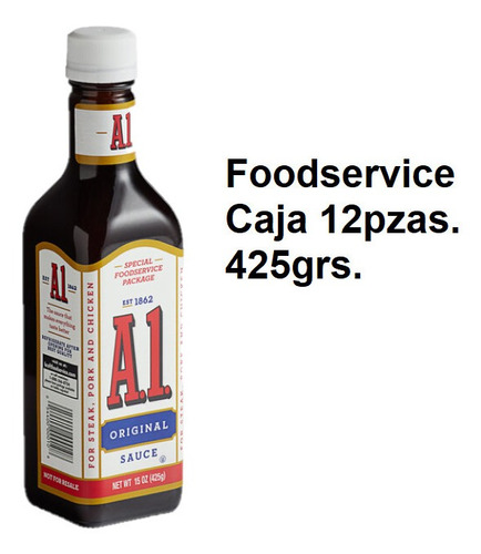 A1 Salsa Steak Original Foodservice 12 Pack 425g C/u