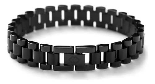 Pulsera Walla - Icon Bracelet - Black Acero Inoxidable