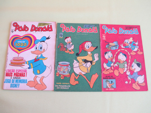 Pato Donald - Lote 25 Hqs Raras Editora Abril (Usado)
