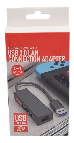 Imagen 2 de 5 de Adaptador Lan Nintendo Switch