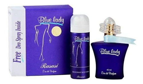 Rasasi Azul Señora Para Las Mujeres Edp-40ml Con Deo Mydyn