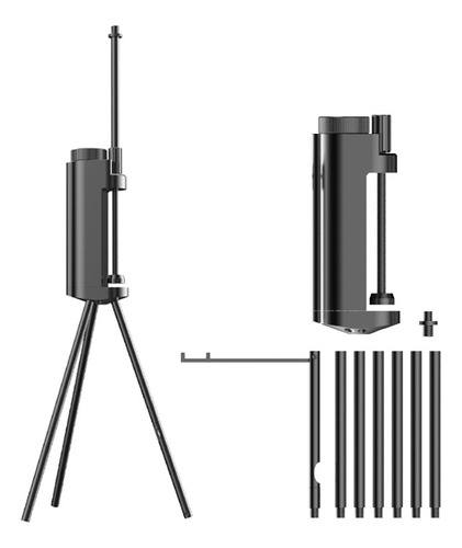 Soporte De Lámpara Plegable De Aleación De Aluminio Ligero C