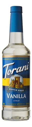 Jarabe Torani Sin Azucar De Vainilla 750ml