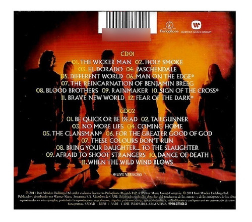 Cd Doble Iron Maiden / From Fear To Eternity The Best (2011)